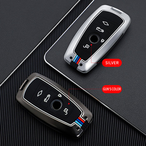 Funda Protectora para Llaves de Coche de Aleación de Zinc y Gel de Sílice, Accesorios para BMW Serie <span class=keywords><strong>3</strong></span>, X5, 525, 320li, Serie 7, Llaveros, Bolsa para Llaves - Product Image 6