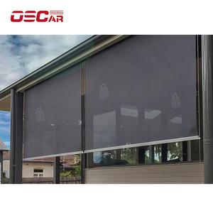 Isolamento Impermeável Zip Blinds Tela De Janela Retrátil Pérgola Ao Ar Livre Pátio Jardim Cortinas Motorizadas Remotas - Product Image 1