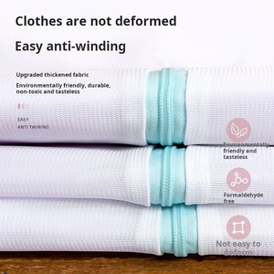 <span class=keywords><strong>Bolsa</strong></span> de lavandería de gran tamaño, traje de lavado de malla de poliéster, ropa grande, <span class=keywords><strong>Red</strong></span> de limpieza, bolsillo, lavadora, cortina, bolsas de protección <span class=keywords><strong>para</strong></span> la ropa - Product Image 2