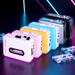 Reproductor de Casetes Estéreo Portátil Personalizable, Conversor de Casete a <span class=keywords><strong>MP3</strong></span>/USB, Reproductor de Música de Audio - Product Image 1