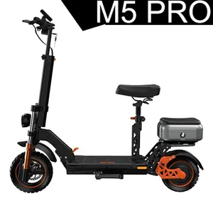 2024 Hete Verkoop 1200W Elektrische Scooter Met Lage Vrije Legering Frame 48V Power Led Licht 70Km-65Km Bereik Unisex Scooters