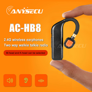 แฮนด์ฟรี Anysecu รุ่น K1 แบบเสียบ PTT สำหรับวิทยุสื่อสาร Uv-5r Uv-k6 รุ่น K1 - Product Image 1