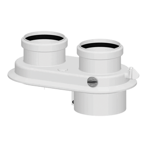 OPALIA F Splitter pour chauffe-eau 80/80 mm, inspection des conduits de fumée en cuivre pour camping-car, maison, extérieur, garage, voiture, source de gaz naturel - Product Image 1