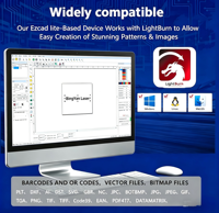 Máquina de Marcado Láser de Fibra Dividida de Escritorio BingYan 100W con Soporte de Software EZCAD para Joyería, Piezas de Automóvil y Ferretería