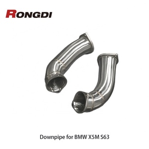 ท่อดาวน์ไลท์ท่อไอเสียสเตนเลสสตีล304สำหรับ F95 X6M X5M BMW F96 4.4ตันลด2022ท่อขัดตรง - Product Image 4