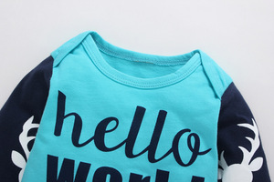 Ropa de Diseñador de Moda Infantil, Conjuntos de Rompers de Algodón para Bebés Niños, Hechos en China - Product Image 3