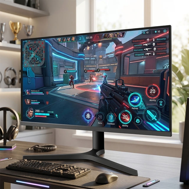 Factory Ultrascreen 32 Inch Gaming Monitor VA Panel 1ms Response Time UHD Anti-Blue Light LCD Monitor 100Hz 120Hz 180Hz 240Hz