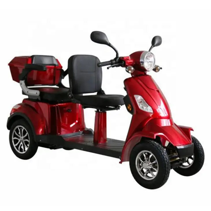 2019 sıcak satış 4 tekerlekli 2 koltuk elektrik motorlu scooter yetişkinler için