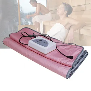 Guangyang factort hot sales Low EMF red light photons far infrared sauna blanket For Household Firming Skin