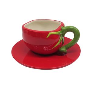 Juego de vajilla de cerámica creativa con diseños de frutas y tomates para cenas con temática <span class=keywords><strong>vegetariana</strong></span> y uso en la cocina - Product Image 1