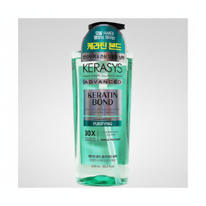 Kerasys Keratin Bond Purifying Gel <b>Shampoo</b> 600ML Charcoal Mineral Deep Scalp Detox Anti-Dandruff Sulfate Free Damaged Hair - Product Image 2