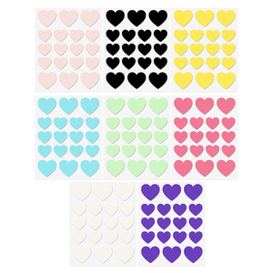 18 patchs/feuille en forme de cœur, <span class=keywords><strong>patch</strong></span> anti-boutons coloré, cache-boutons en forme de cœur, vente en gros, <span class=keywords><strong>patch</strong></span> anti-acné coloré en forme de cœur - Product Image 1