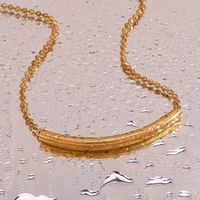 Collier à pendentif sourire en acier inoxydable plaqué or 18 carats avec perle et diamant pour bijoux de mariage Collier en acier inoxydable inoxydable