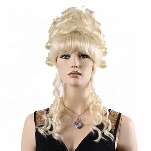 Roman Style Beehive Spiral Twist Divas Wig Blonde Hair