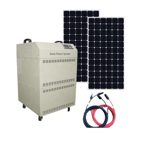 Sistema de energía solar híbrida todo en uno de onda sinusoidal pura al por mayor 1kw 2.2kw 3kW Panel doméstico Almacenamiento de batería controlador MPPT PWM - Product Image 1