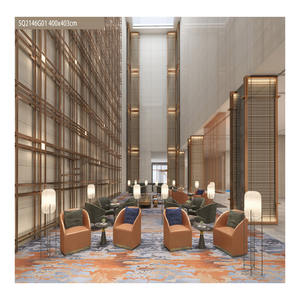 سجاد فاخر فاخر من النيلون 80% من الصوف 20% للاستخدام في غرف فندق وفي صالة وممرات وممر اكسمينستر - Product Image 5