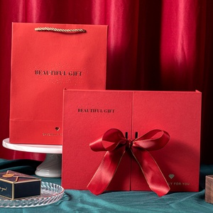 Boîte cadeau aimantée, boîte fermée personnalisée, écologique, recyclable, pliable - Product Image 1