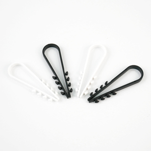 Clipes de Cabo Plásticos Eficazes, Clipes de Nylon para Cabos, Clipes Ajustáveis para Cabos - Product Image 4