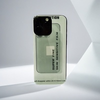 Nouveau film arrière givré sensible à la peau pas un étui de téléphone pour iphone 13 14 16pro film de protection dorsale machine de découpe de peau mobile