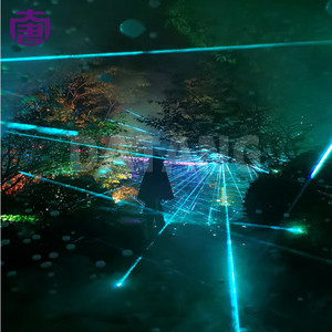 โปรเจคเตอร์แสงเลเซอร์ RGB พร้อมระบบควบคุม DMX สำหรับเอฟเฟกต์แสงเวทีแบบไดนามิกและแสงภายนอกอาคาร - Product Image 4