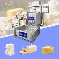 Chaîne de production complète de fromage mozzarella au lait de chèvre, cuve de traitement 300L 500L, haute productivité