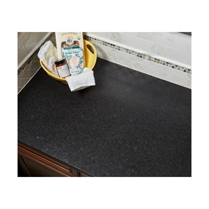 Granite noir satiné cambrien en pierre naturelle pour les comptoirs de salle de bain, les plans de travail de cuisine, les îlots, la décoration intérieure - Product Image 1