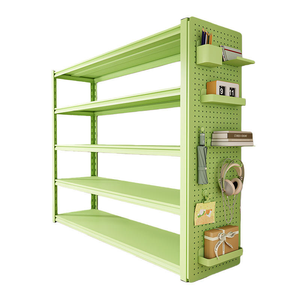 Estantería Metálica Blanca con Panel Perforado, Organizador de Exhibición para Armario, Rincón de Tienda, Dormitorio Abierto, Ropa del Hogar - Product Image 4