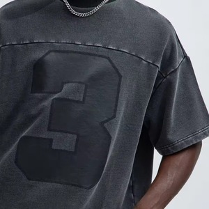 T-shirts pour hommes en tissu toile respirant, écologique, anti-rides, à séchage rapide, de haute qualité, OEM, 100% coton, coupe classique - Product Image 6