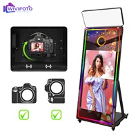 Miroir Photo DSLR pour Événements de Mariage, Photobooth Miroir Pleine Longueur à Louer