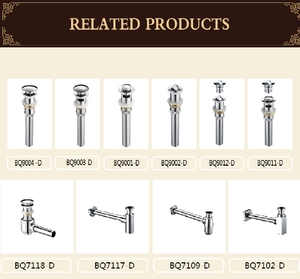 Khách sạn hiện đại phòng tắm lọc thép không gỉ và đồng thau đẩy xuống Pop Up cống tràn bồn rửa nước thư bị trả lại lưu vực Bìa - Product Image 5