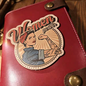 Carnet <span class=keywords><strong>de</strong></span> notes personnalisé en cuir PU vintage pour <span class=keywords><strong>femme</strong></span>, avec logo personnalisé, idéal pour le bureau et comme cadeau - Product Image 2