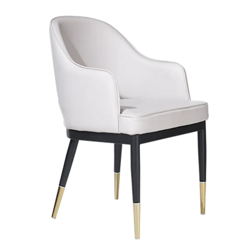 Conjunto de tabelas e cadeiras de jantar, estofados-2020113, cadeira de luxo moderna sem acabamento, venda por peça sozinha