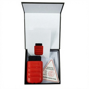 Heavy Duty Truck <b>OBD</b> Code Reader for SHACMAN X TRUCK X005-Read Fault Codes Data Streams Forced Regeneration DPF-12V Red - Product Image 1