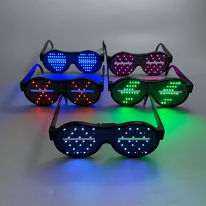 Bán buôn hoạt hình hiển thị Glowing Luminous LED Light Up Mắt Kính LED Đảng kính cho Giáng sinh Halloween Easter bên - Product Image 2