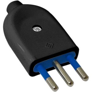 Spina Elettrica Nera 10A 250V XSL1002N con Presa 2P+T Standard Industriale in Rame per Applicazioni Industriali - Product Image 1