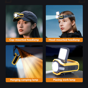 Xpe <span class=keywords><strong>Led</strong></span> cảm biến không thấm nước di động đèn pha Clip cap ánh sáng USB sạc Đầu đèn pin được xây dựng trong pin cho câu cá cắm trại - Product Image 5