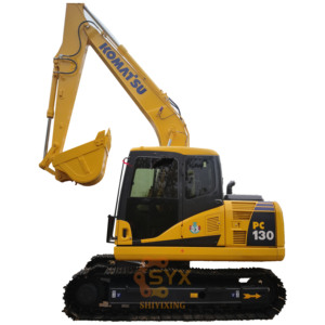 Escavatore <span class=keywords><strong>KOMATSU</strong></span> PC130 Usato ad Alta Stabilità, 13 Tonnellate, 66KW di Potenza per Costruzioni Urbane, Macchinario Giapponese Usato per Scavo e Perforazione - Product Image 1