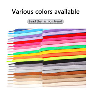 Nuevos Cordones Planos 100% Algodón para Zapatillas <span class=keywords><strong>AF1</strong></span>, Cordones para Zapatillas de Lona de Caña Alta, Sin Elasticidad, para Hombre y Mujer - Product Image 4