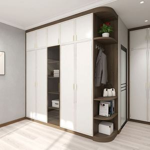Minimalist Extendable Eco-Friendly Bedroom Wardrobe Solid Wood Frame Excellent Storage Functionality Home Workshop Furniture - Product Image 1