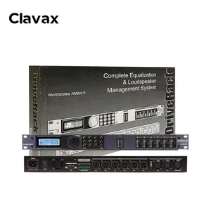 Clavax DR260 Professional Digital audio Processor 2 inputs 6 Output Complete Equalization Loudspeaker Management System