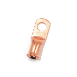 Copper Terminal Lug Cheap Lug Terminal AWG1 2 4 6 8 Heavy Duty Wire Lugs Battery Cable Ends Battery Terminal Connectors