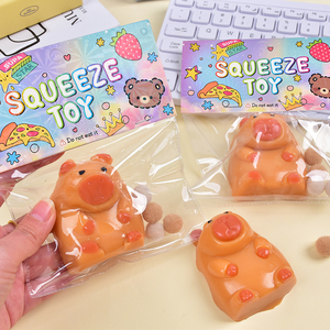 NUEVO Juguete Antiestrés de la Serie Capibara - Suave y Pegajoso, Regalo para Adolescentes y Adultos, Herramienta Terapéutica de Bolsillo - Product Image 5
