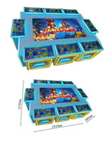 Machine de pêche à jetons Arcade Hunter Fish Table, machine de pêche à la loterie en métal avec 1 an de garantie, grand jeu vidéo pour une utilisation en intérieur