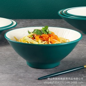 Tazón de ramen japonés creativo, tazón de sopa de fideos, tazón de melamina comercial, tazón de fideos para restaurante, tazón de fideos instantáneos, tazón con forma de sombrero - Product Image 3
