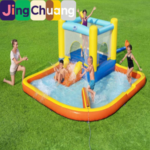 Jingchuang53381 Parc aquatique avec trampoline, petite <span class=keywords><strong>aire</strong></span> <span class=keywords><strong>de</strong></span> <span class=keywords><strong>jeux</strong></span>, château gonflable pour enfants, parc aquatique - Product Image 3