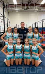 Tenue de cheerleading taille standard : débardeur sans manches et short, idéale pour la danse, avec strass, tenue d'entraînement de cheerleading abordable pour l'entraînement - Product Image 5