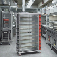 Rôtissoire à Poulet Rotative Commerciale Professionnelle Grande Capacité, Gaz et Électrique, pour Restaurants et BBQ, Vente en Gros