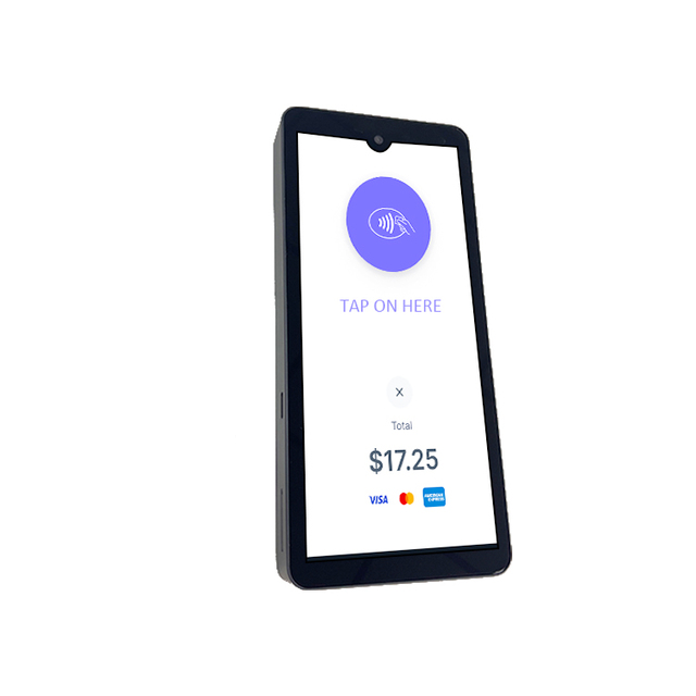 6.5" Mobile POS Terminal Handheld Stripe Payment Tablet Barcode Scanner 4+64GB Android 14 PDA NFC Payment Donation POS