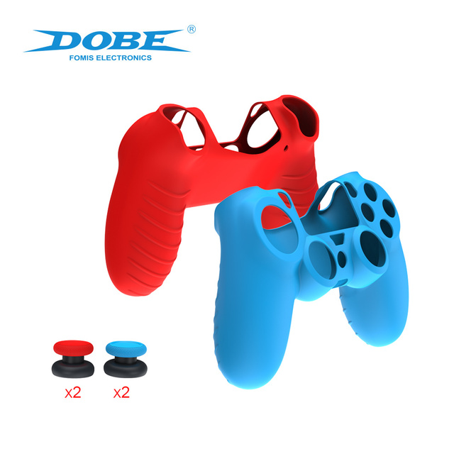 DOBE Wholesale 2PCS Set Protective Soft PS4 Controller Silicon Case for PS4 DualShock Controller Game Accessories