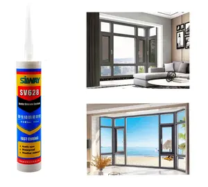 General Silicon Sealant Acid Silicone Gp Silicone For Windows Installation Acetic Clear Silicone Sealant Drum Package